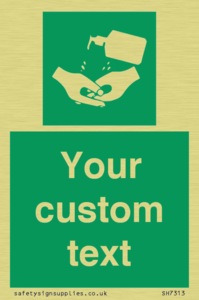 SH7313: Custom Safe Condition Hand sanitiser