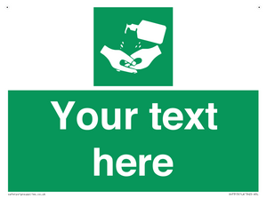 SH7313: Custom Safe Condition Hand sanitiser