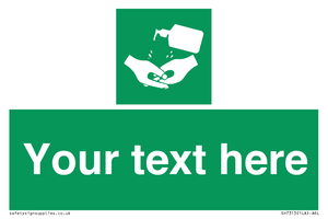 SH7313: Custom Safe Condition Hand sanitiser