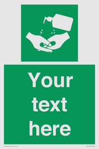 SH7313: Custom Safe Condition Hand sanitiser