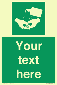 SH7313: Custom Safe Condition Hand sanitiser