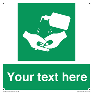 SH7313: Custom Safe Condition Hand sanitiser