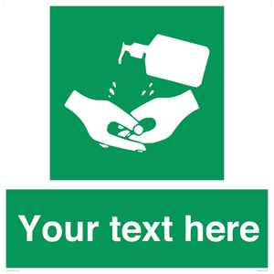 SH7313: Custom Safe Condition Hand sanitiser