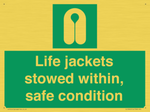 SL10045: Life jackets stowed within