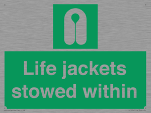 SL10045: Life jackets stowed within