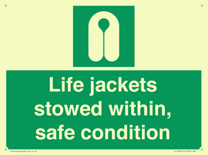 SL10045: Life jackets stowed within