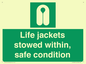SL10045: Life jackets stowed within