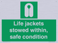 SL10045: Life jackets stowed within