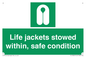 SL10045: Life jackets stowed within