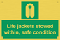 SL10045: Life jackets stowed within