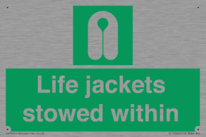 SL10045: Life jackets stowed within
