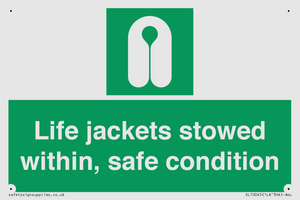 SL10045: Life jackets stowed within