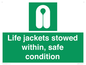 SL10045: Life jackets stowed within
