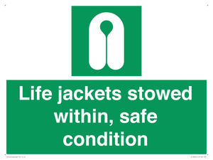SL10045: Life jackets stowed within