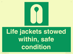 SL10045: Life jackets stowed within