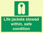 SL10045: Life jackets stowed within