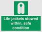 SL10045: Life jackets stowed within