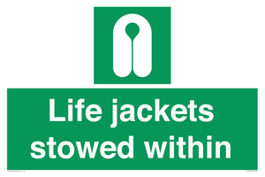 SL10045: Life jackets stowed within