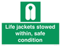SL10045: Life jackets stowed within