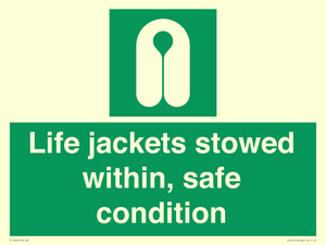 SL10045: Life jackets stowed within