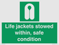 SL10045: Life jackets stowed within