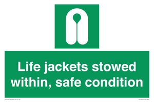 SL10045: Life jackets stowed within