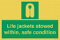 SL10045: Life jackets stowed within