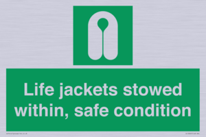 SL10045: Life jackets stowed within