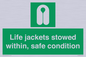 SL10045: Life jackets stowed within