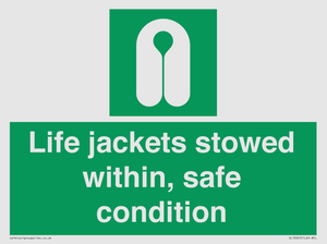SL10045: Life jackets stowed within