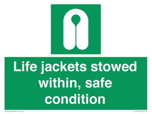SL10045: Life jackets stowed within