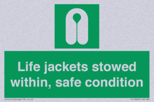 SL10045: Life jackets stowed within
