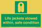 SL10045: Life jackets stowed within