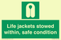 SL10045: Life jackets stowed within