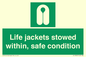 SL10045: Life jackets stowed within