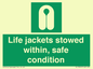 SL10045: Life jackets stowed within
