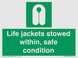 SL10045: Life jackets stowed within