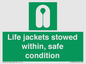 SL10045: Life jackets stowed within