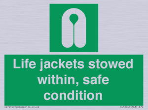 SL10045: Life jackets stowed within