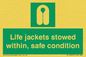 SL10045: Life jackets stowed within