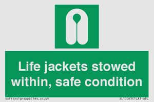 SL10045: Life jackets stowed within