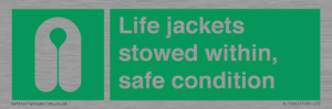 SL10045: Life jackets stowed within