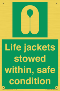 SL10045: Life jackets stowed within