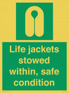 SL10045: Life jackets stowed within