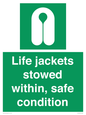 SL10045: Life jackets stowed within