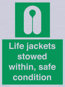 SL10045: Life jackets stowed within