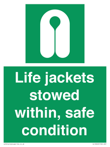 SL10045: Life jackets stowed within