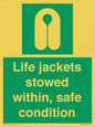 SL10045: Life jackets stowed within