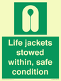 SL10045: Life jackets stowed within