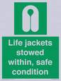 SL10045: Life jackets stowed within